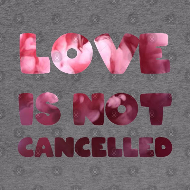 Love is not cancelled Love is not canceled by BoogieCreates